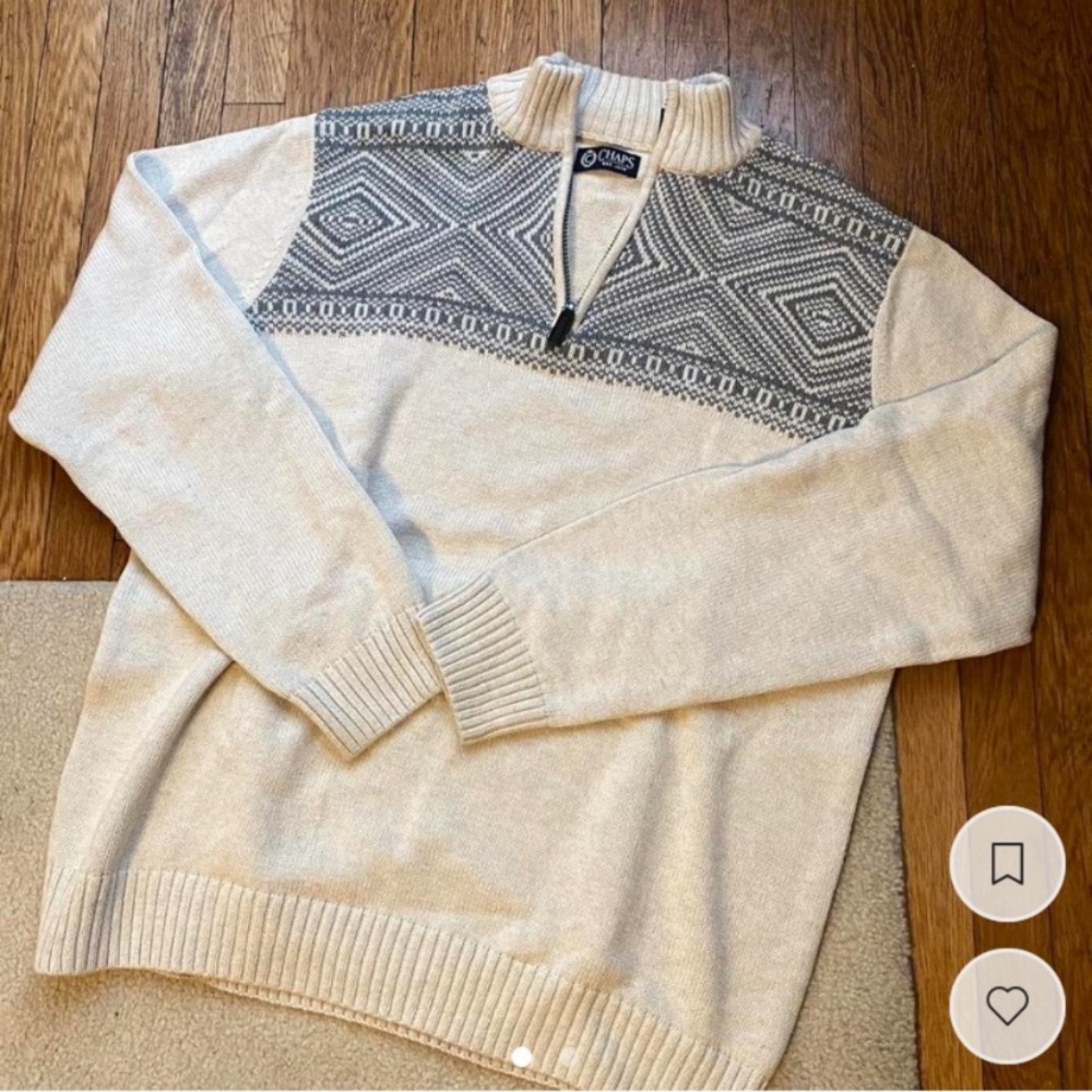 chaps quarter zip